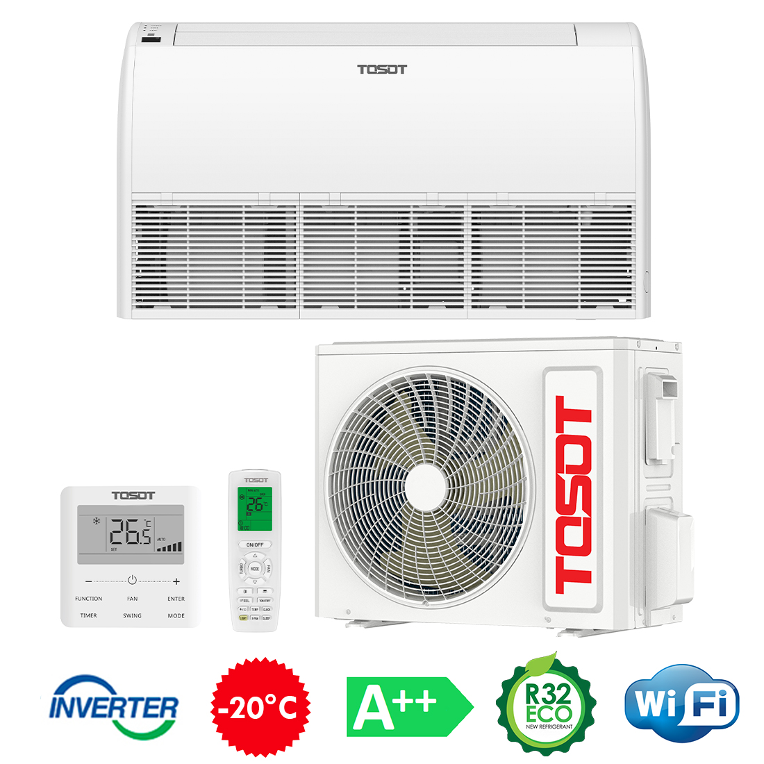 TOSOT TUD140ZD1/A-S/TUD140W1/NhA-X