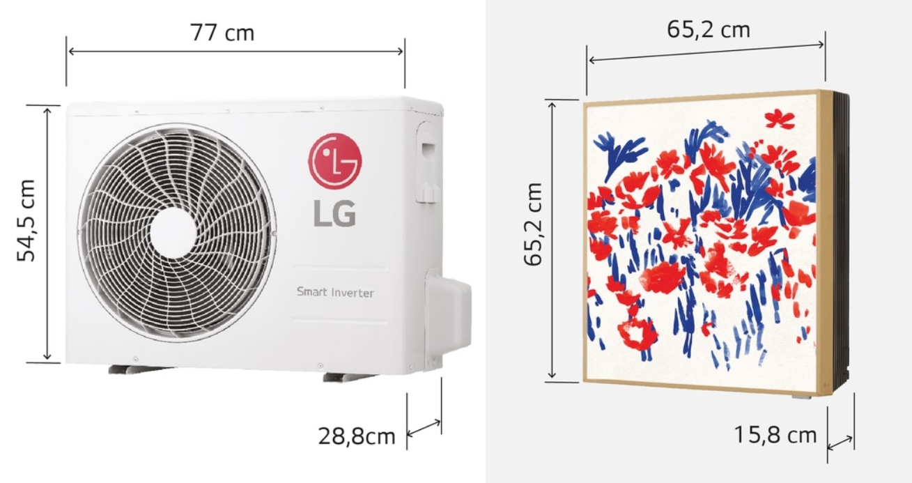 Габаритные размеры LG Artcool Photo
