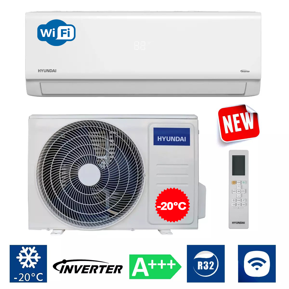 Hyundai ARN09LSSUAWF1/ARU09LSSUAWF1