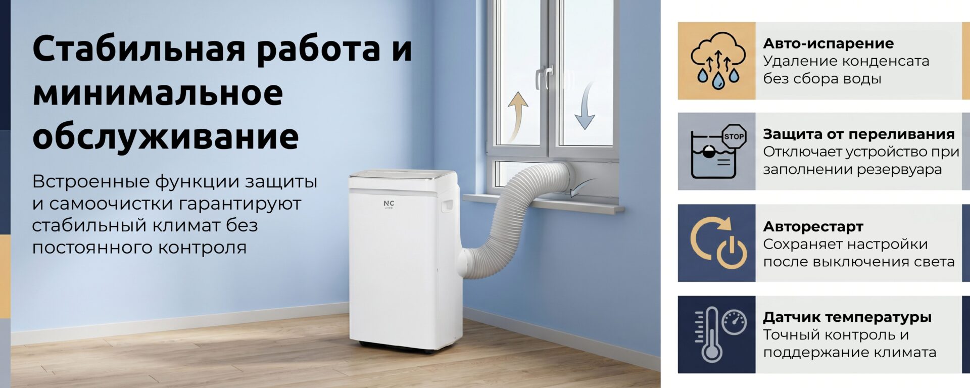 напольный кондиционер в Киеве без монтажа