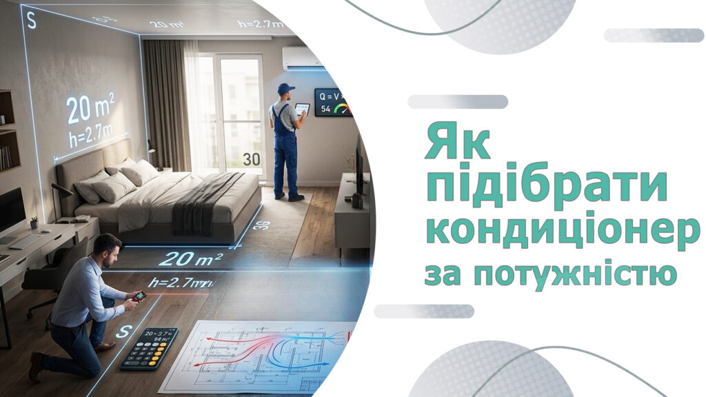 Як підібрати кондиціонер за потужністю